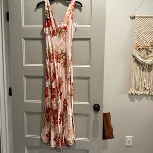 Floral V-Neck Maxi Dress